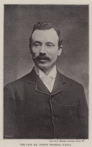 Zmarły pan Joseph Thomson, FRGS autorstwa English Photographer