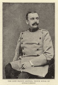 Późny książę Leopold, książę królewski Anhalt-Dessau autorstwa English Photographer