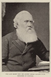 Szanowny Panie Austen Henry Layard, GCB, odkrywca Niniwy autorstwa English Photographer