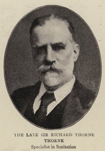 Późny Sir Richard Thorne Thorne autorstwa English Photographer