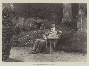 Najnowszy portret pana Gladstone autorstwa English Photographer