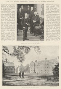 Szkoła Leys, Cambridge, otwarcie budynków naukowych