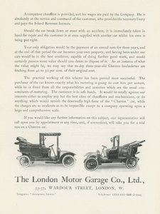 Londyn Motor Garage Co autorstwa English Photographer