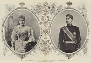 Ślub księżniczki Marie z Edynburga
