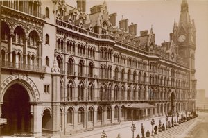 Midland Grand Hotel, Dworzec kolejowy Midland, Euston Road, Londyn autorstwa English Photographer