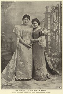 Panny Lily i Hilda Hanbury autorstwa English Photographer