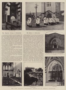 Nowy anglikański kościół kolegialny św. Jerzego w Jerozolimie autorstwa English Photographer