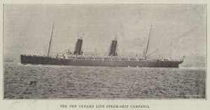 Nowa Kampania parowiec linii Cunard Line autorstwa English Photographer