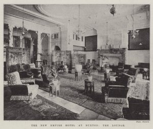 The New Empire Hotel w Buxton, The Lounge autorstwa English Photographer