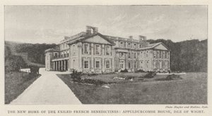 Nowy dom francuskich benedyktynów na wygnaniu, Appuldurcombe House, Isle of Wight autorstwa English Photographer