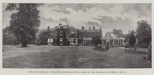 Nowa siedziba Livingstone College w Leyton, otwarta przez Córkę Odkrywców 23 maja autorstwa English Photographer
