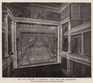 Nowy Teatr w Cambridge, Widok z audytorium autorstwa English Photographer