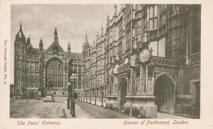 Wejście Peers, Houses of Parliament, Londyn autorstwa English Photographer