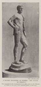 Niedawne odkrycie w Pompejach, statua Perseusza autorstwa English Photographer