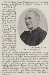 Wielebny John Pagan, DD autorstwa English Photographer