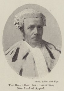 Szanowny Lord Robertson, Nowy Lord of Appeal autorstwa English Photographer