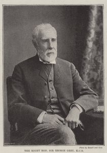 Wielce Szanowny Sir George Grey, KCB autorstwa English Photographer