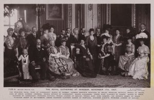 Królewskie zgromadzenie w Windsor, 17 listopada 1907 autorstwa English Photographer