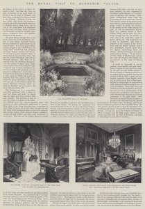 Królewska wizyta w pałacu Blenheim