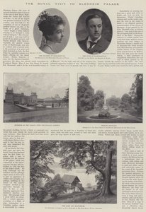 Królewska wizyta w pałacu Blenheim, 28 listopada 1896 r.