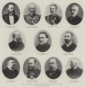 Kryzys hiszpańsko-amerykański, dzisiejsi przywódcy hiszpańskiej opinii autorstwa English Photographer