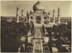 Taj-Mahal w Agrze (fotograwiura) autorstwa English Photographer
