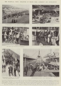Kryzys Transwalu, odejście wojsk z Aldershot i Southampton autorstwa English Photographer
