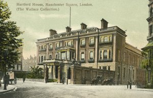 The Wallace Collection, Manchester Square (kolorowe zdjęcie) autorstwa English Photographer
