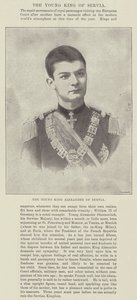 Młody król Aleksander Serbii autorstwa English Photographer