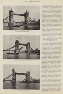 Budowa Tower Bridge w Londynie