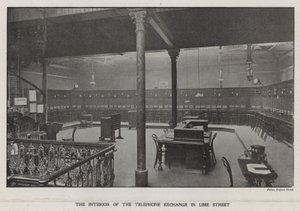 Wnętrze Centrali Telefonicznej przy ulicy Lipowej autorstwa English Photographer