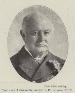 Nieżyjący już admirał Sir Augustus Phillimore, KCB autorstwa English Photographer
