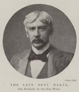 Nieżyjący już Bret Harte, powieściopisarz Dalekiego Zachodu autorstwa English Photographer