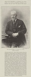Nieżyjący już pułkownik JA Grant, CB, FRS, African Explorer autorstwa English Photographer