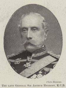 Nieżyjący już generał Sir Arthur Herbert, KCB autorstwa English Photographer