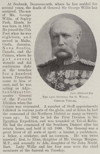 Nieżyjący już generał Sir G Willis, weteran krymski autorstwa English Photographer