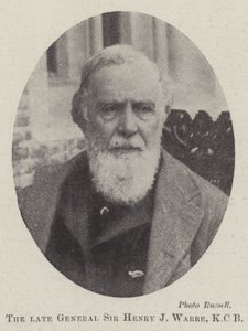 Nieżyjący już generał Sir Henry J Warre, KCB autorstwa English Photographer