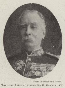 Nieżyjący generał porucznik Sir G Graham, VC autorstwa English Photographer