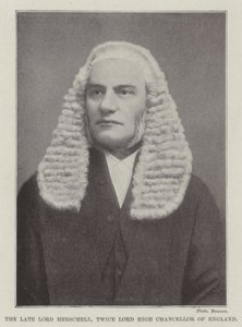 Nieżyjący już lord Herschell, dwukrotny lord wysoki kanclerz Anglii autorstwa English Photographer