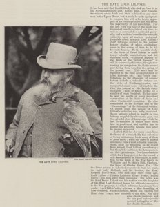 Nieżyjący już Lord Lilford autorstwa English Photographer