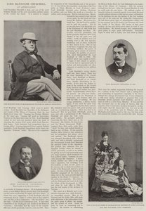 Nieżyjący już lord Randolph Churchill