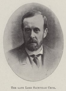 Nieżyjący już lord Sackville Cecil autorstwa English Photographer