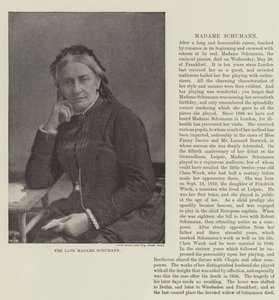Nieżyjąca Madame Schumann autorstwa English Photographer