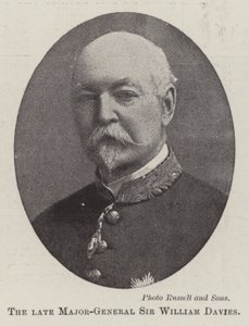 Nieżyjący generał dywizji Sir William Davies autorstwa English Photographer