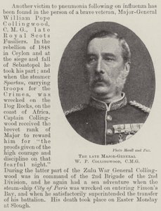 Nieżyjący generał major WP Collingwood, CMG autorstwa English Photographer