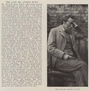 Nieżyjący już pan Alfred W Hunt autorstwa English Photographer