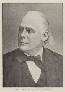 Nieżyjący już pan Charles Bradlaugh, MP autorstwa English Photographer