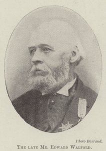 Nieżyjący już pan Edward Walford autorstwa English Photographer