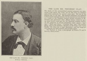 Nieżyjący już pan Frederic Clay, kompozytor muzyczny autorstwa English Photographer