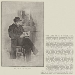Nieżyjący już pan P H Gosse, FRS autorstwa English Photographer